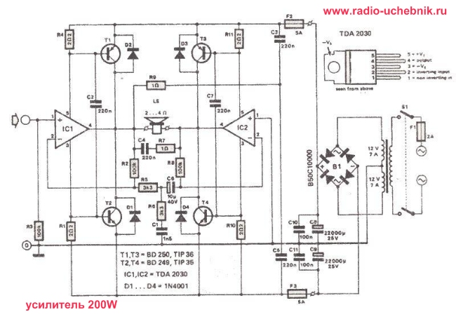 TDA2030  200 