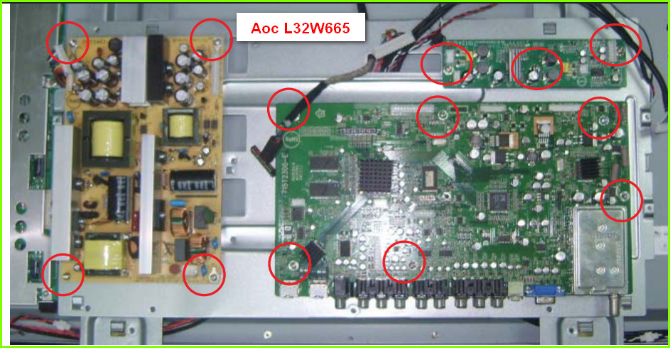 Aoc L32W665 Схема и руководство по ремонту