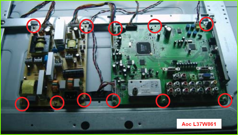 Aoc L37W861 Схема и руководство по ремонту