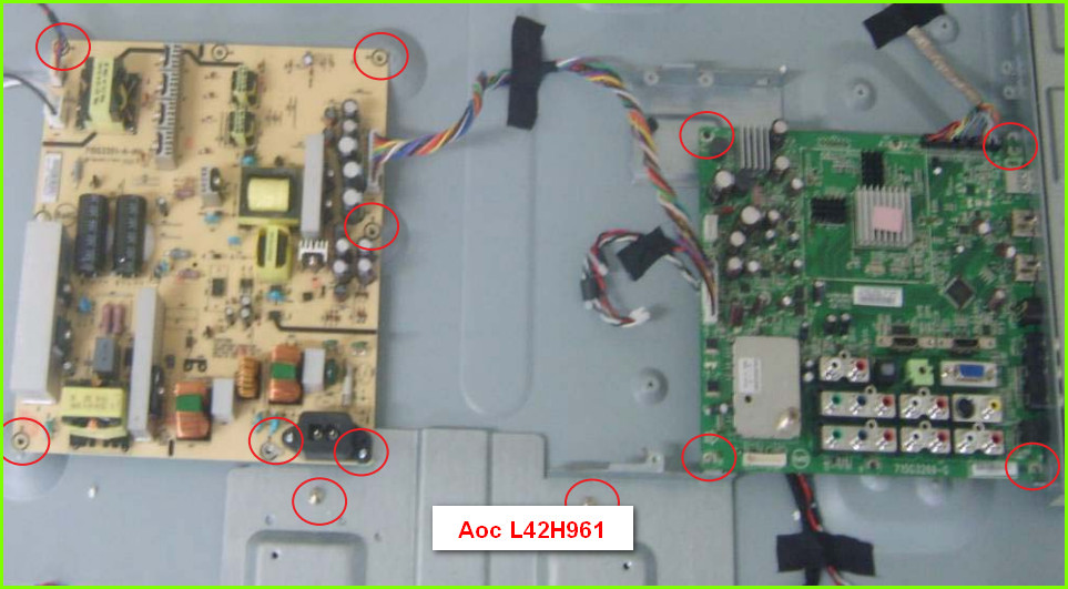 Aoc L42H961 Схема и руководство по ремонту