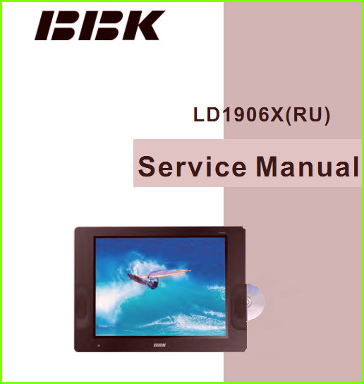 BBK LD1906X Схема и руководство по ремонту
