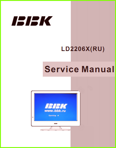 BBK LD2206 Схема и руководство по ремонту