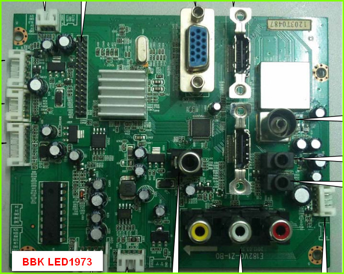 BBK LED1973W Схема и руководство по ремонту