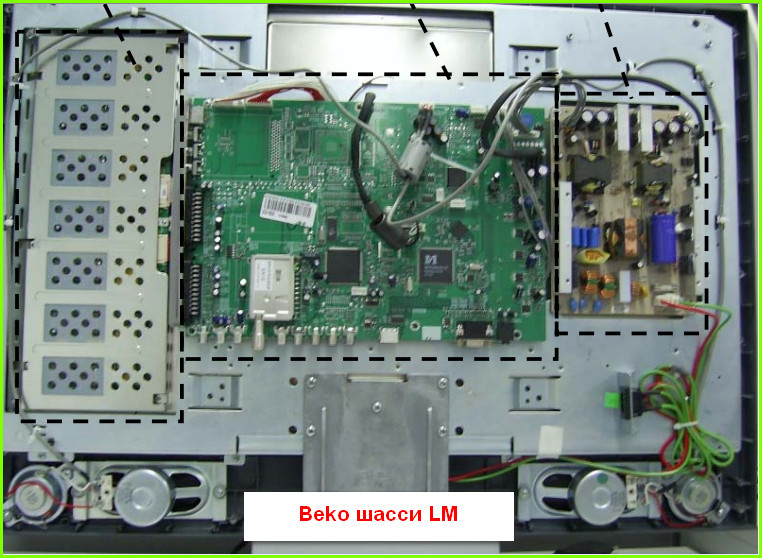 TV Beko, шасси LM