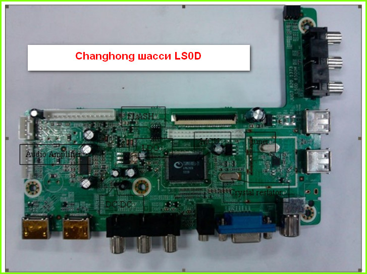 Changhong шасси LS0D схема
