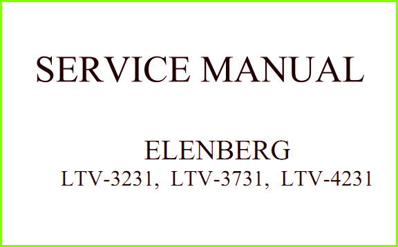 Elenberg LTV-3231 Схема и руководство по ремонту