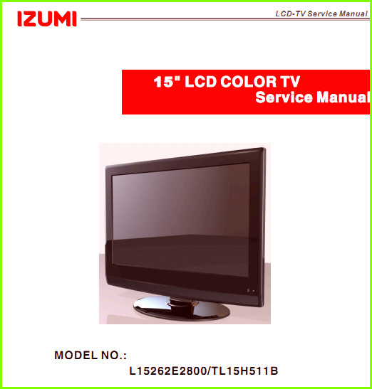 Izumi L15262E2800 Схема и руководство по ремонту