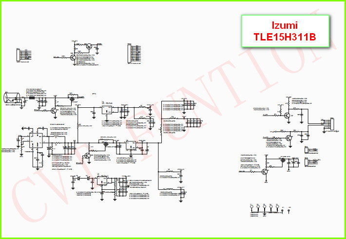 Izumi TLE15H311B Схема и руководство по ремонту