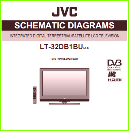 JVC LT-32DB1BUAX Схема электрическая