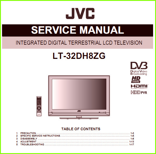 JVC LT-32DH8ZG Service Manual