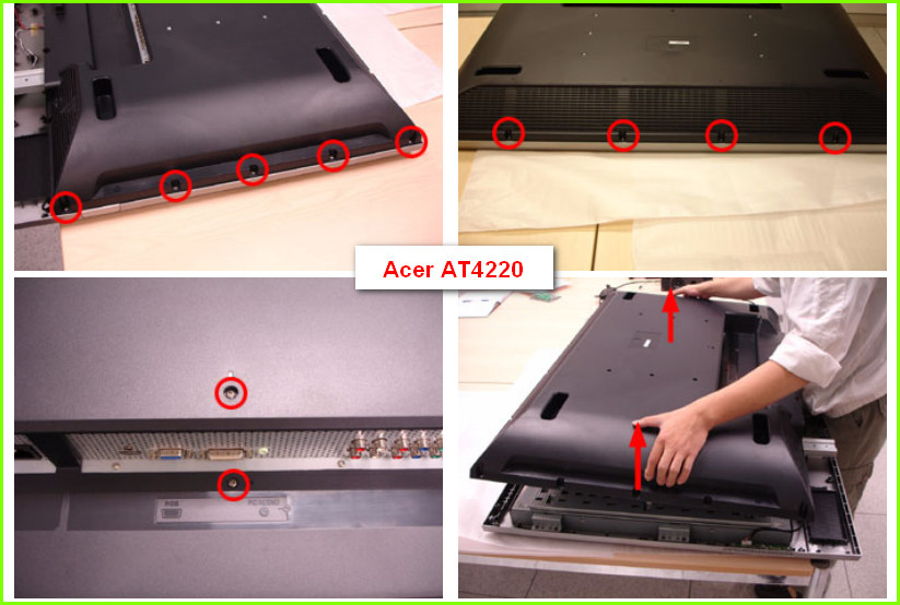 Сервисная инструкция телевизора Acer AT4220