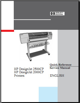 HP DesignJet 2000, 2500CP Service Manual