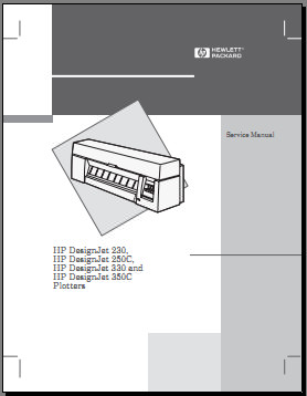 HP DesignJet 230, 250C, 330, 350C Service Manual