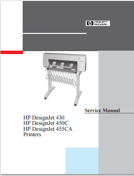 HP Designjet 430, 450, 455C Service Manual