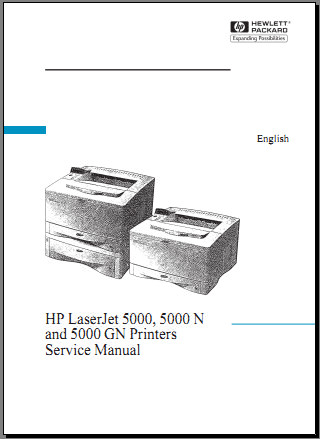 HP LaserJet 5000 Service Manual