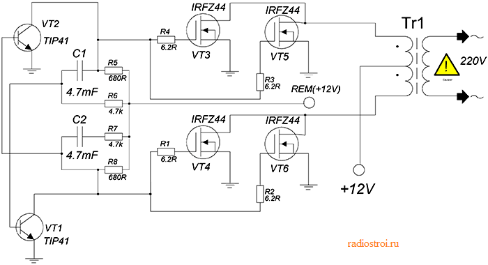 преобразователь 12-220v