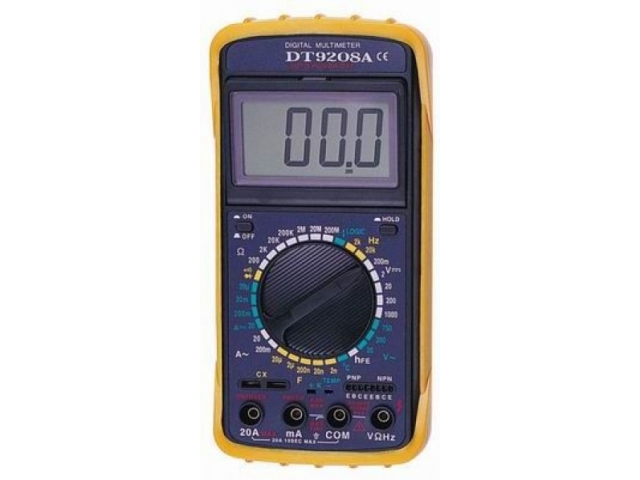 Мультиметр DT9208A схема и характеристики