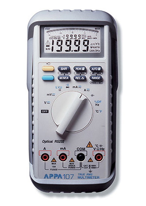Мультиметры APPA107, APPA207  Схема электрическая принципиальная