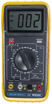 мультиметр MASTECH M 9502  Схема