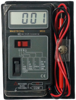 мультиметр MASTECH M 93 (93А)  Схема электрическая принципиальная