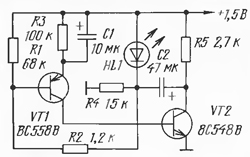 низковольтная мигалка схема