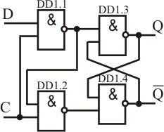 D-триггер на логических элементах